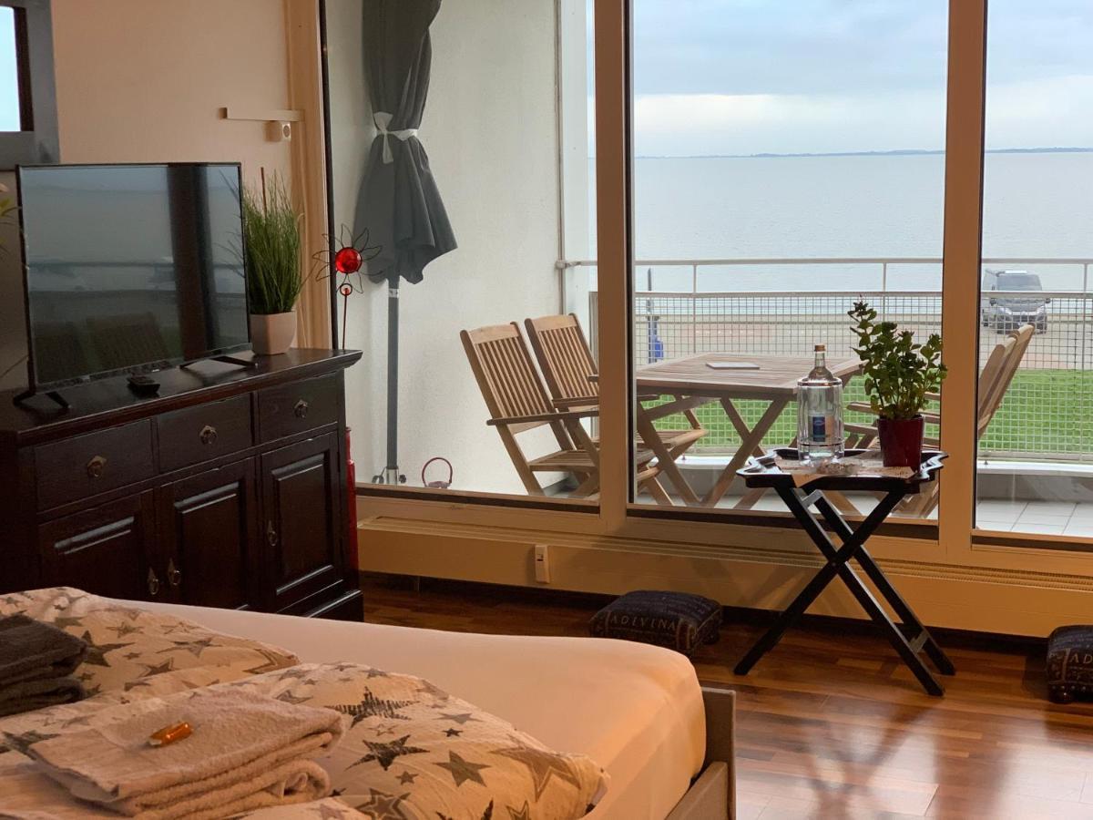 Studio Mit Meerblick Und Grosser Loggia - Direktzugang Zur Nordsee Wilhelmshaven Zewnętrze zdjęcie